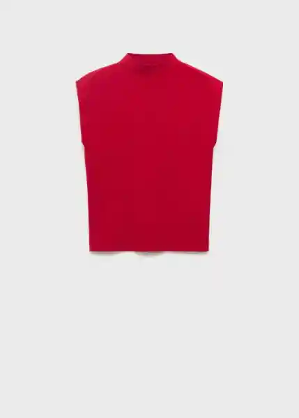 Top Hemin Rojo Talla S Mujer Mango