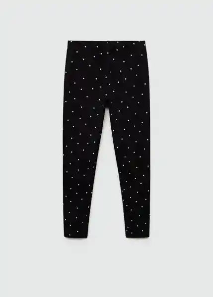 Leggings Eliop Negro Talla 07 Niñas Mango