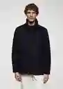Abrigo Ray Navy Talla L Hombre Mango
