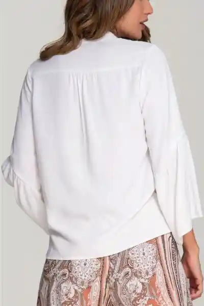 Blusa Annie Color Blanco Crudo Talla S Ragged