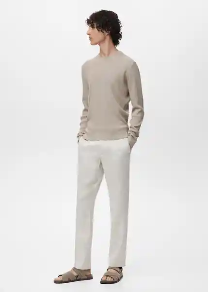 Jersey Antigua Beige Talla M Hombre Mango