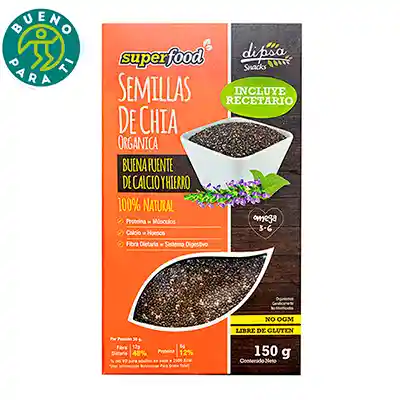 Superfood Semillas de Chía Orgánica 