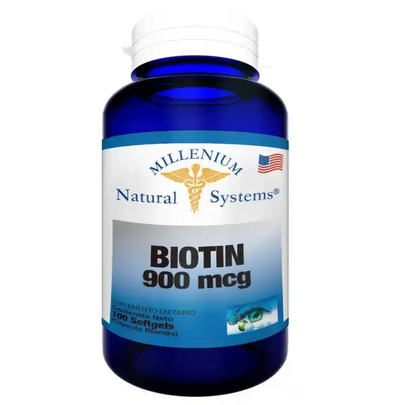 Biotin Suplemento Dietario en Cápsulas Blandas