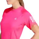 Adidas Camiseta Club Tee Para Tenis de Mujer Rosado Talla S