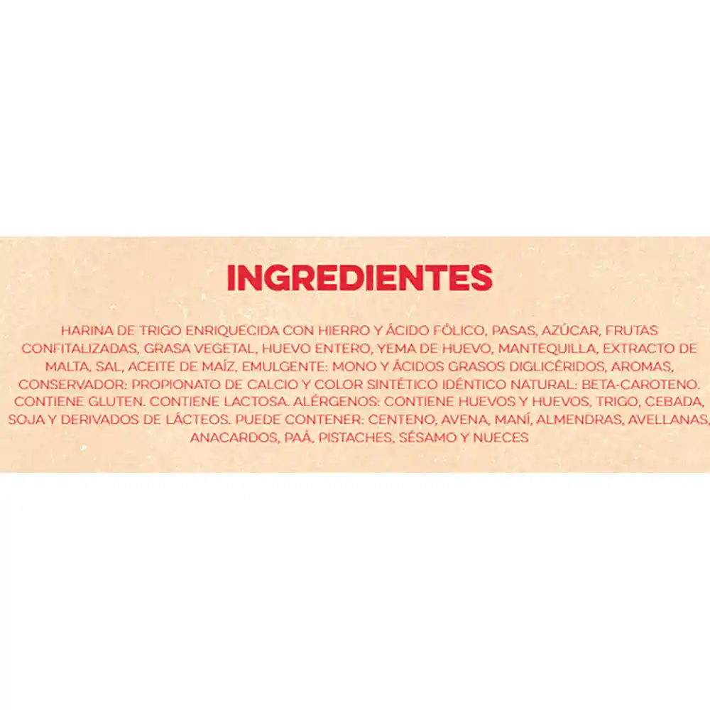 Bauducco Ponqué Mini Panettone de Frutas