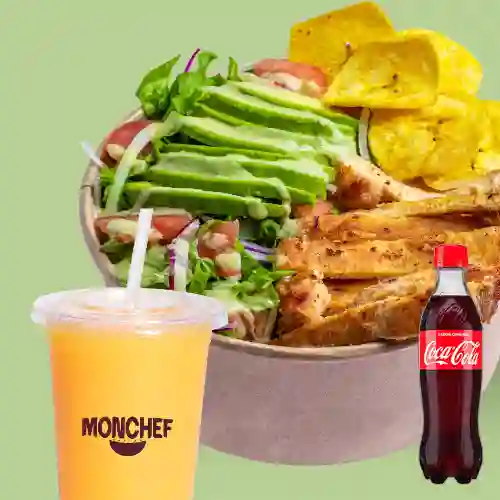 Combo Bowl Saludable + Coca-Cola Sabor Original 400 ml