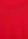 Camiseta Lenu Rojo Talla M Mujer Mango