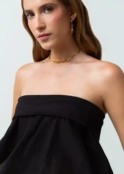 Camisa Agustina Mujer Negro Puro Ultra Oscuro T S 412G311 Naf Naf