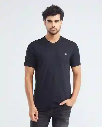 Camiseta Nick V Negro Noche Ultraoscuro Talla M Chevignon