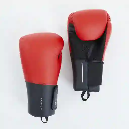 Guantes De Boxeo Para Iniciación De 8 Oz Outshock 100 Rojo