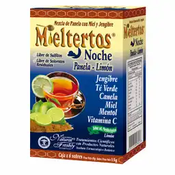 Mieltertos Expectorante Noche con Panela y Limón