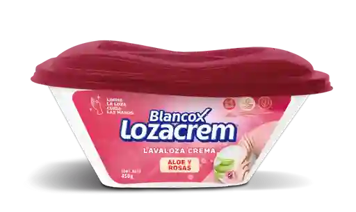 Blancox Loza Crem Lavaloza con Aloe Vera y Rosas