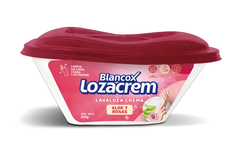 Blancox Loza Crem Lavaloza con Aloe Vera y Rosas