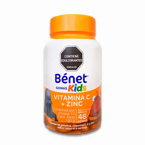 GOMAS VITAMINA C/ZINC 48 UNIDADES