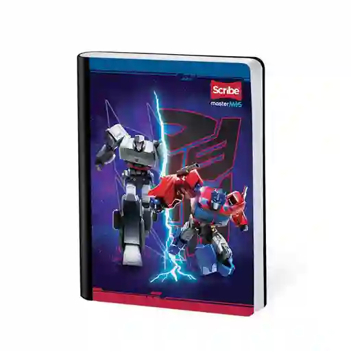 Cuaderno Transformer Master Mas Cuadriculado 100 Hojas Cosido Scribe