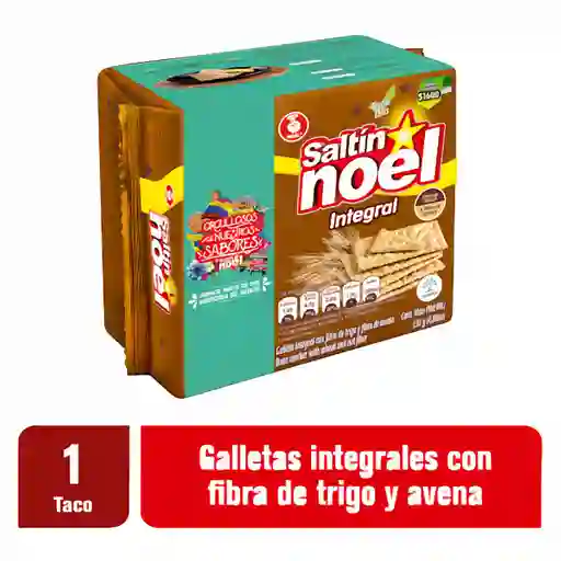 Saltin Noel Galletas Integrales de Trigo y Avena