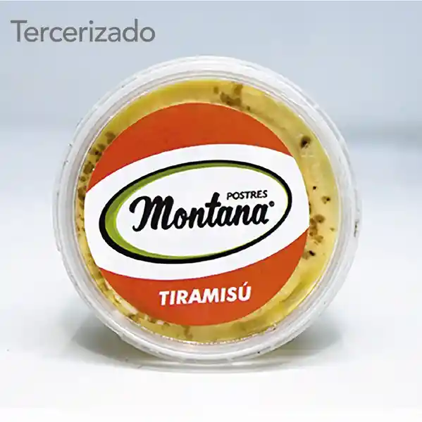 Montana Postre Tiramisú