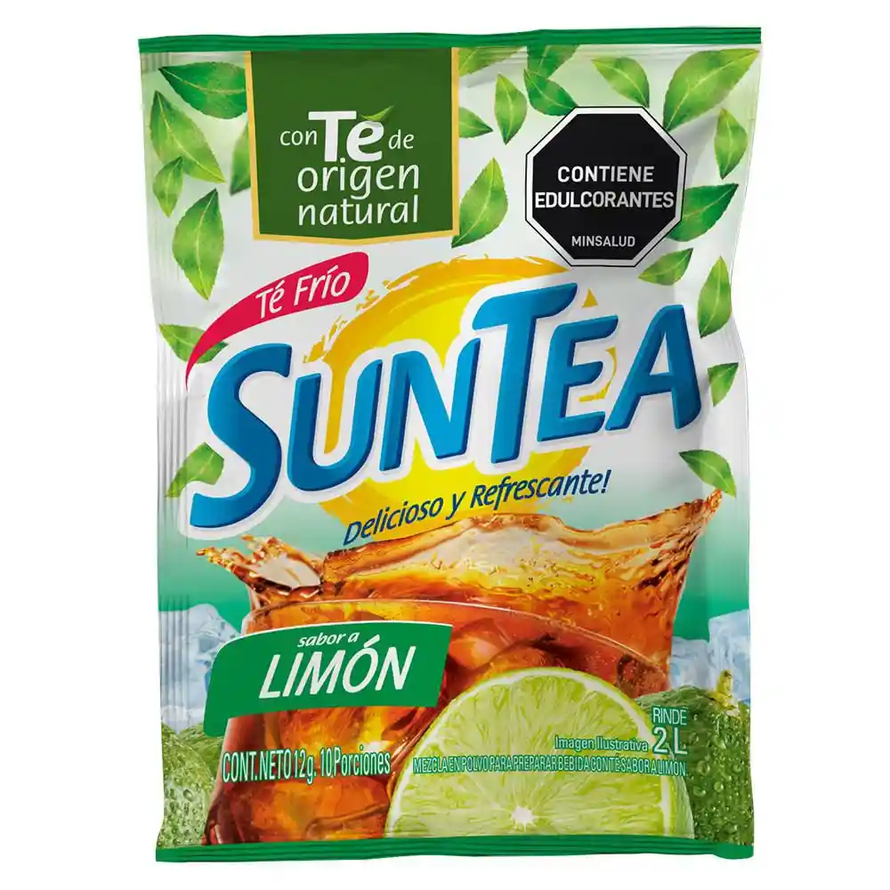 Suntea Mezcla Polvo Bebida Limón