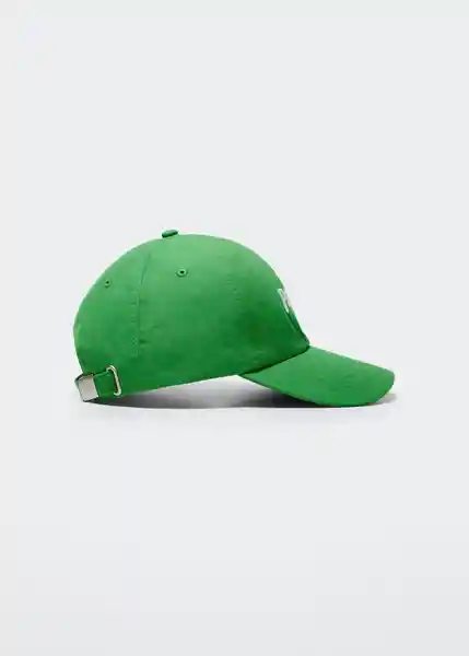 Gorra City Verde Talla 99 Mujer Mango