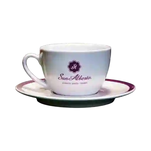 Taza Cappuccino San Alberto con Plato