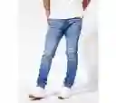 Jean Athletic Skinny Azul Talla 33 X 30 Hombre American Eagle