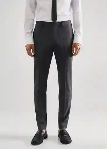 Pantalón Paulo Ceniza Talla 36 Hombre Mango