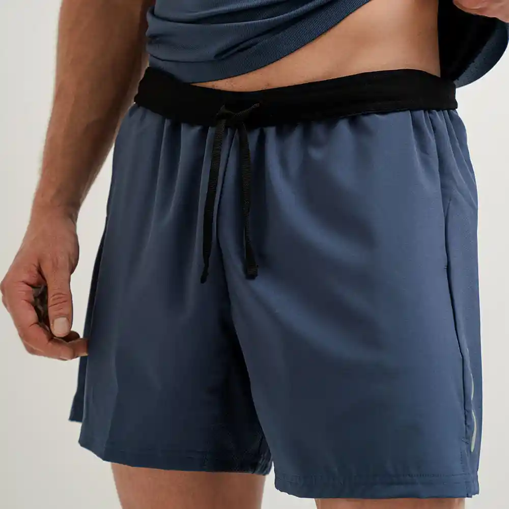 Pantaloneta Con Bolsillos Tela Liviana Masculino Path Punto Blanco