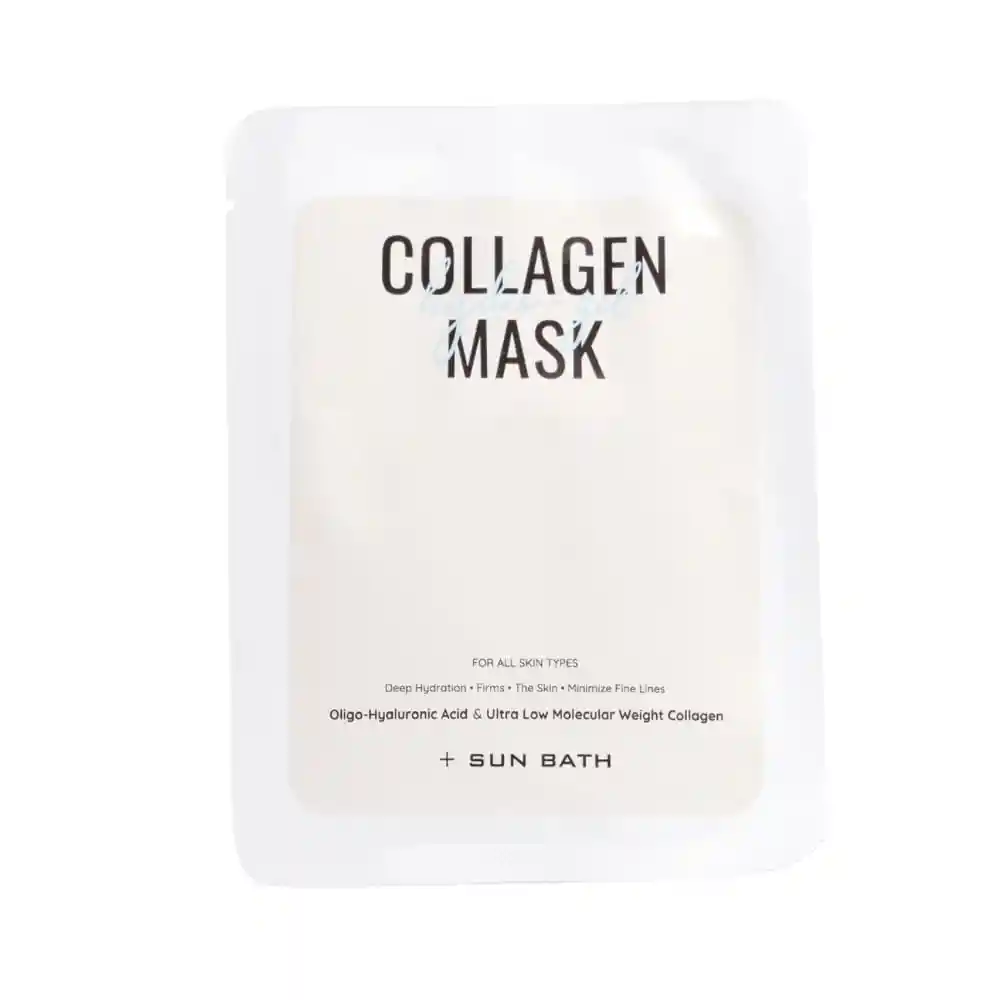 Mascarilla Facial Sun Bath Colageno Bolsa