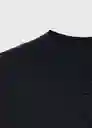 Vestido Pomodore Navy Talla S Mujer Mango