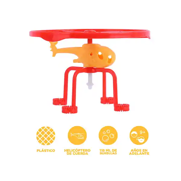 Helicóptero de Solución de Burbujas Miniso