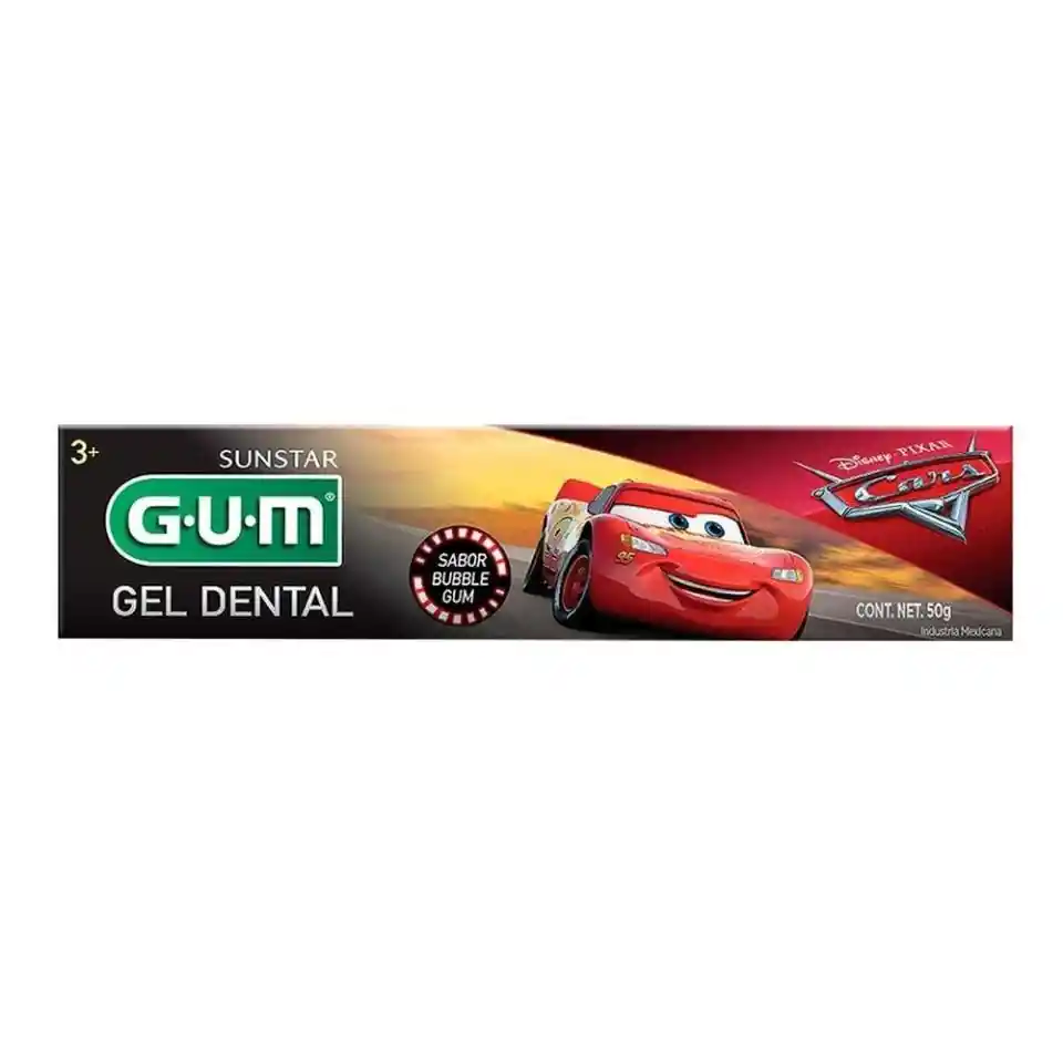 Gum Gel Dental Infantil Cars Sabor a Chicle