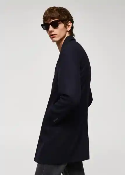 Abrigo Hake Navy Talla XL Hombre Mango