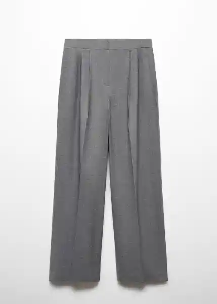 Pantalón Ash Gris Talla 34 Mujer Mango