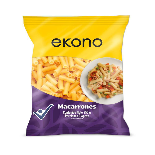 Pasta Macarrones Ekono 250 g