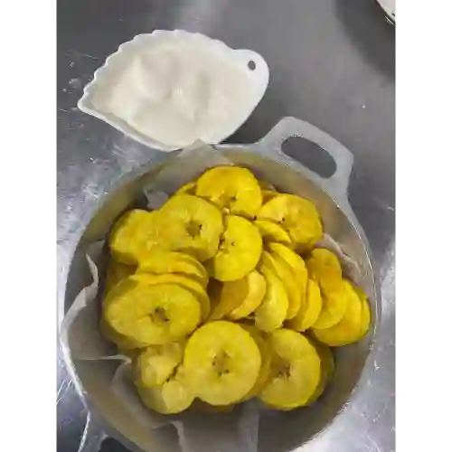 Monedita de Plátano Verde con Suero