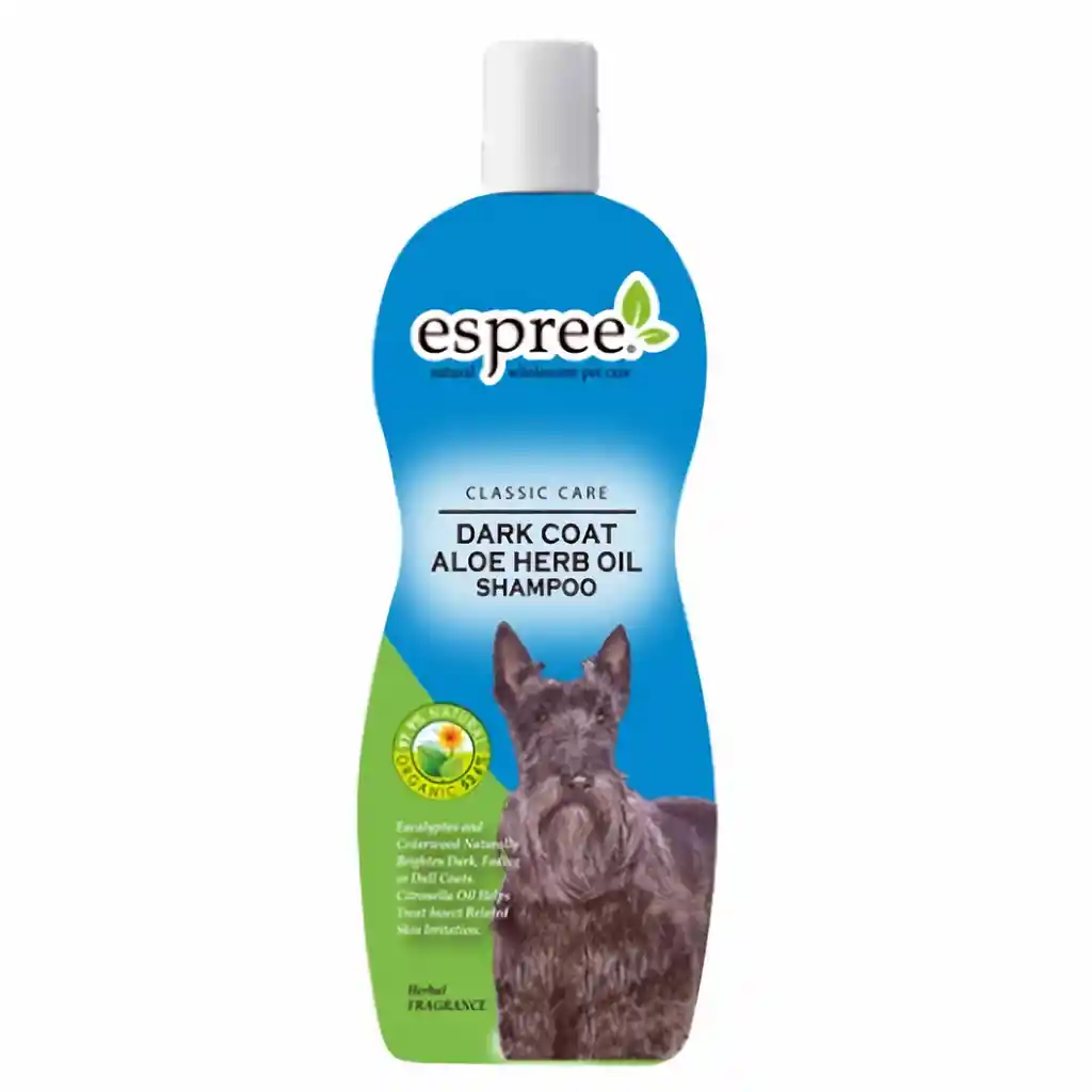 Espree Shampoo Dark Coat Aloe Herb Oil 20 Oz