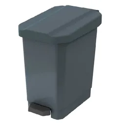 Caneca Papelera Pedal Gris Gris