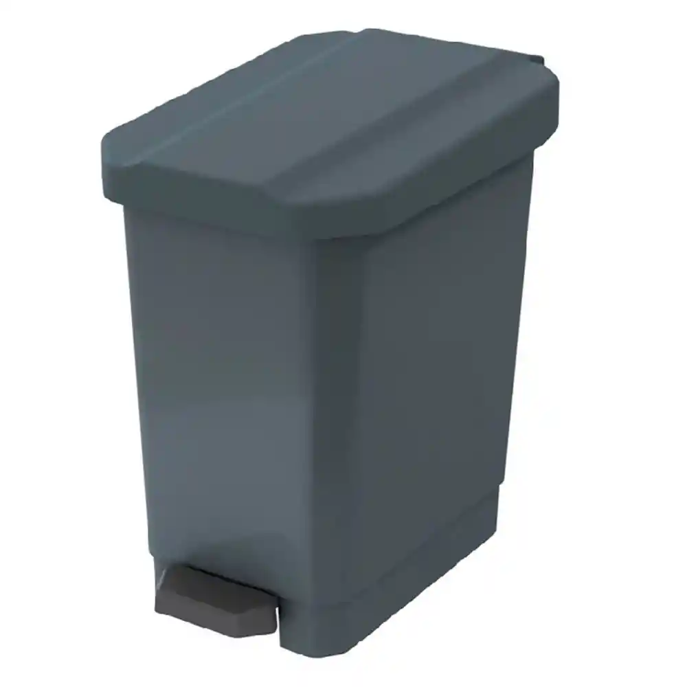 Caneca Papelera Pedal Gris Gris