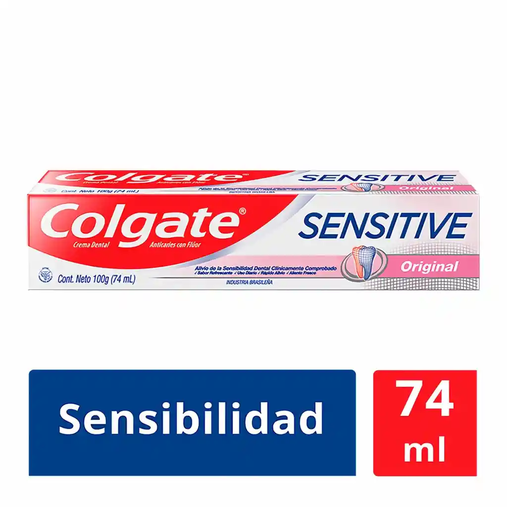 Colgate Sensitive Crema Dental Anticaries con Flúor Original