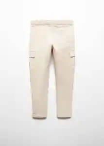 Pantalón Cargo Hielo Talla 07 Niños Mango