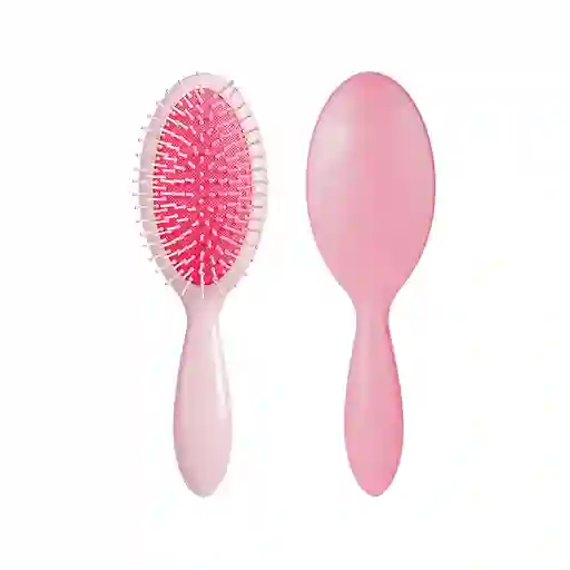 Cepillo Para Cabello de Cojín Bicolor Rosado Miniso