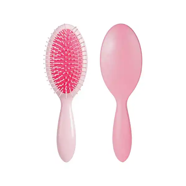 Cepillo Para Cabello de Cojín Bicolor Rosado Miniso
