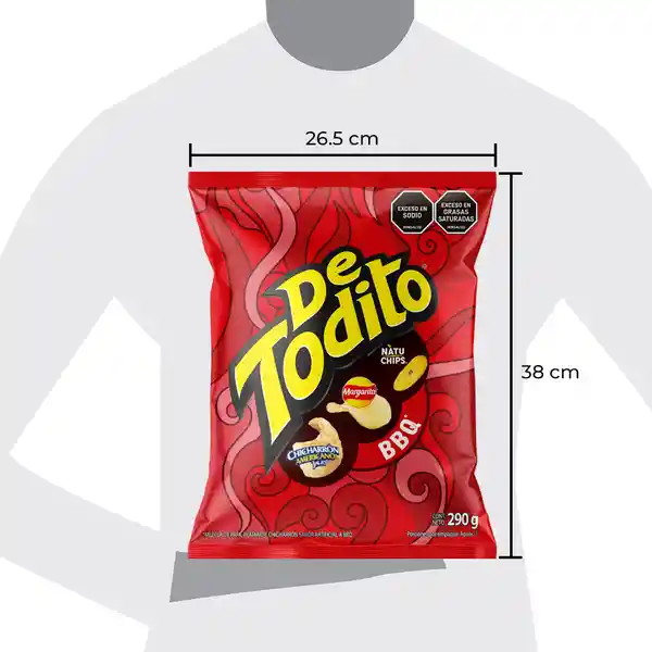 Detodito Snack Bbq 290 g