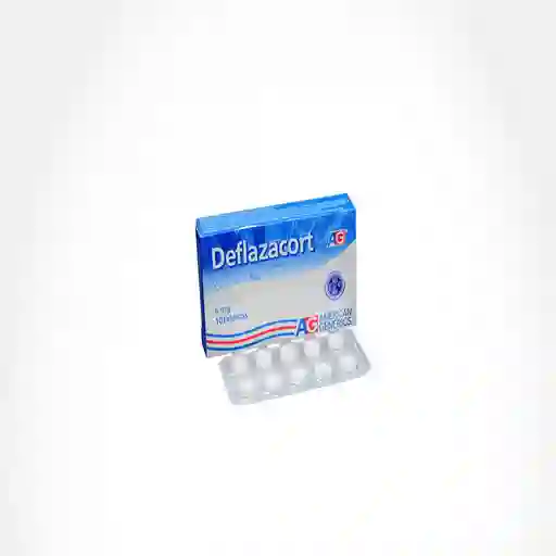 American Generics Deflazacort Antiinflamatorio (6 mg) Tabletas