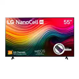 Lg Televisor NanoCell 4k Smart TV WebOS 24 55" 55NANO80