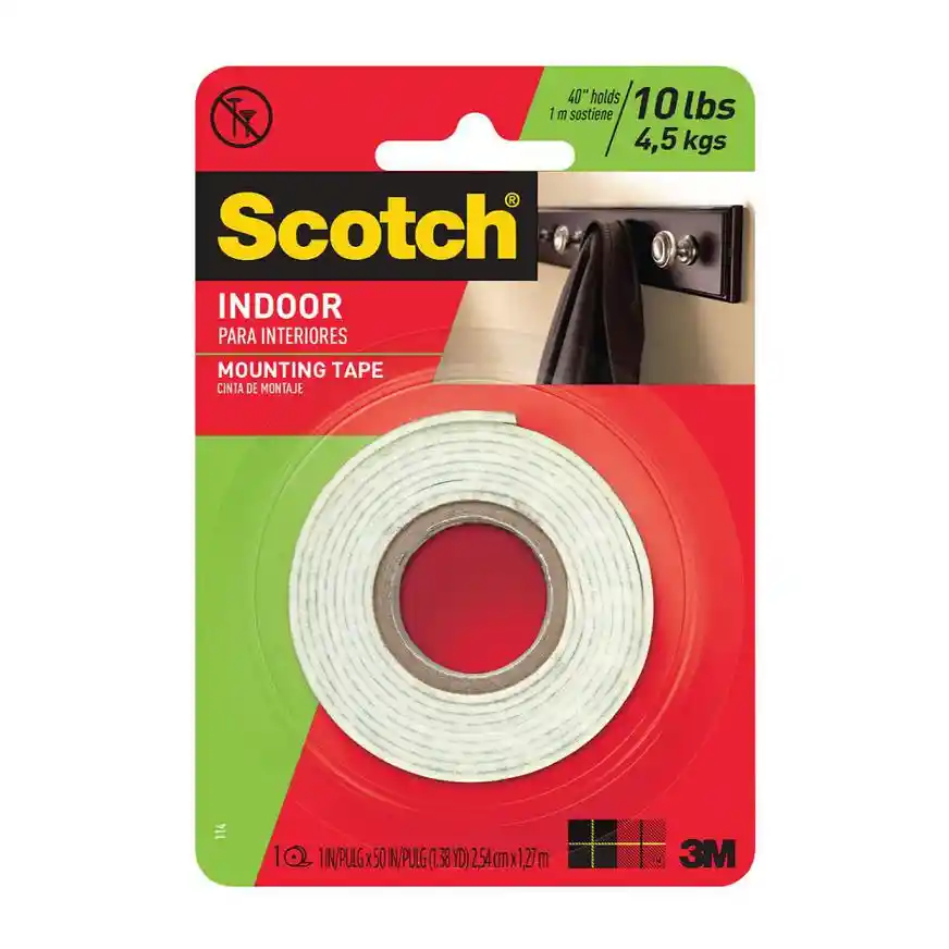 Scotch Cinta Foam de Montaje 25 x 1.2
