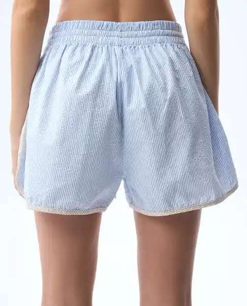 Short Mujer Azul Talla 10 651G002_AZU194039 Americanino