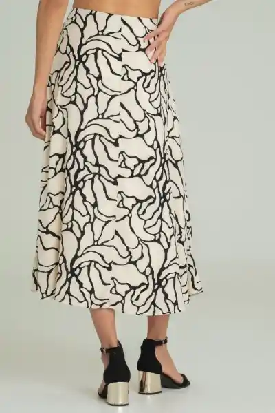 Falda Cikoya Color Marfil Talla 14 Ragged