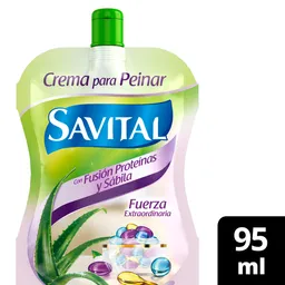 Savital Crema Peinar Fusion Proteínas y Sabila Doypack