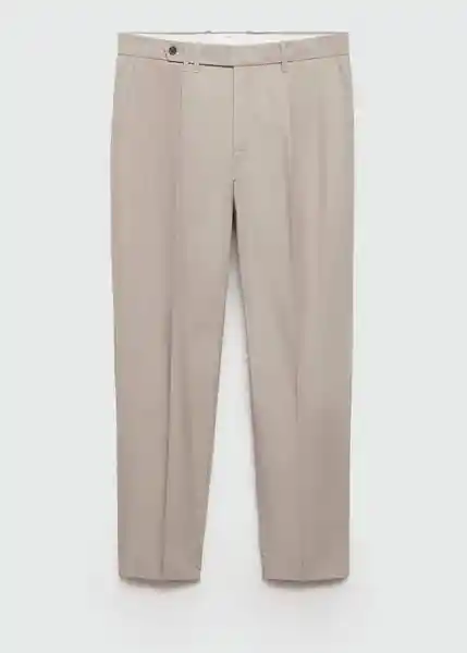 Pantalón Romeo Piedra Talla 44 Hombre Mango